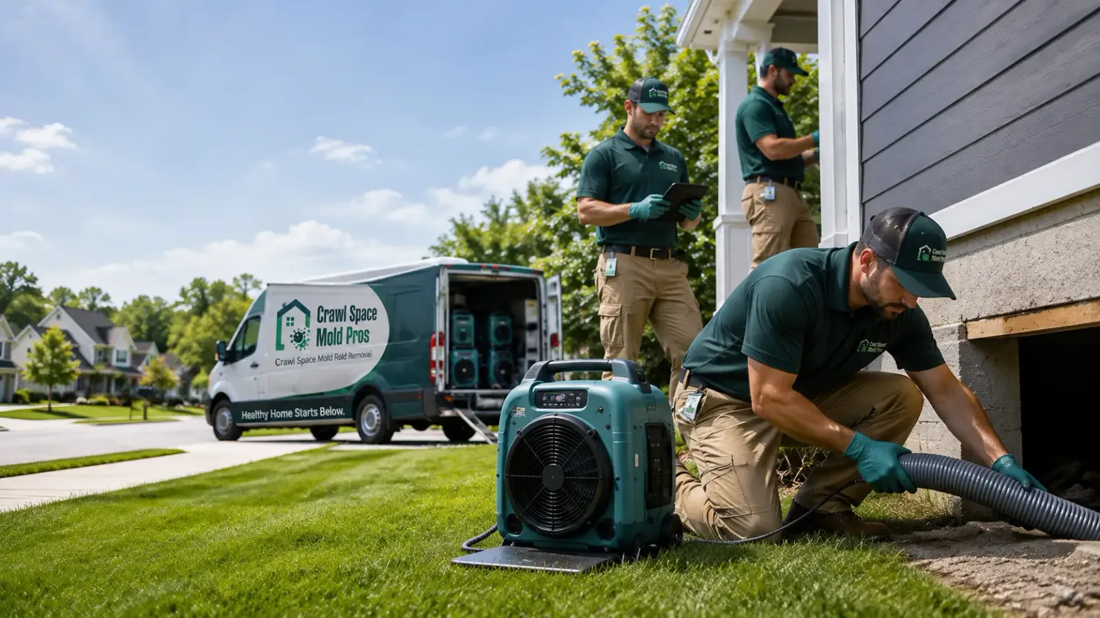 Crawl Space Mold Removal in Burrillville, RI